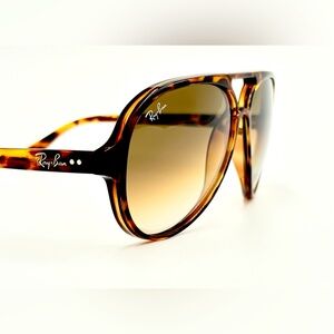 Ray-Ban RB4125 Sunglasses Aviators Havana 710/51 59/140 w/ Case & Original Box